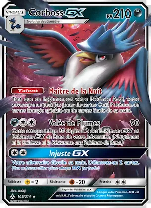 Corboss GX n° 109 – Alliance Infaillible