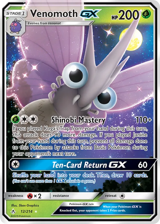Venomoth-GX #12 – Unbroken Bonds