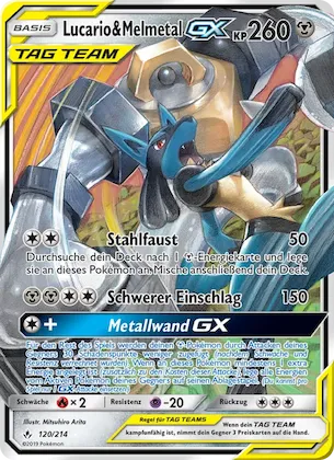 Lucario & Melmetal GX Nr. 120 – Kräfte im Einklang