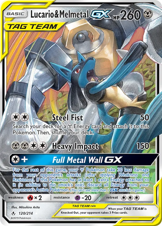 Lucario & Melmetal-GX #120 – Unbroken Bonds