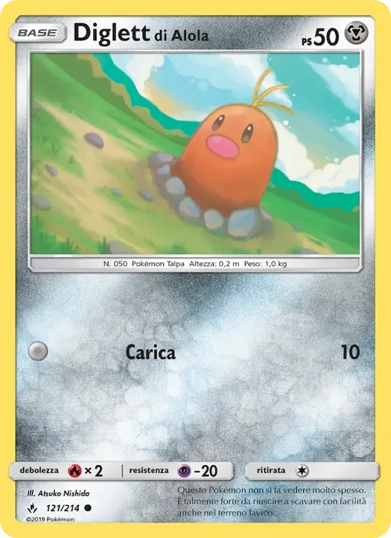 Diglett di Alola 121 – Legami Inossidabili
