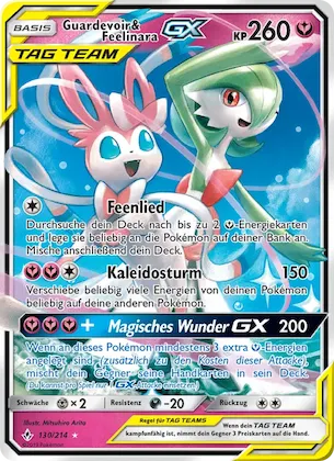 Guardevoir & Feelinara GX Nr. 130 – Kräfte im Einklang