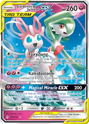 Gardevoir & Sylveon-GX #130 – Unbroken Bonds