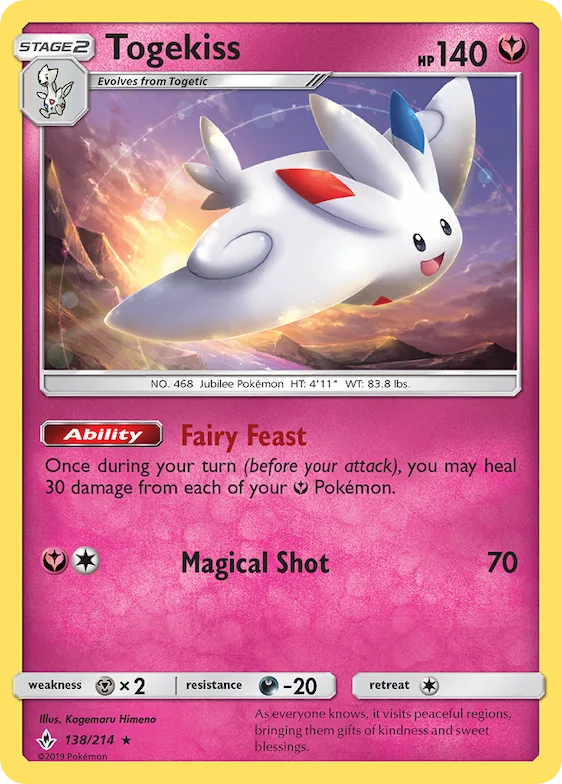 Togekiss #138 – Unbroken Bonds