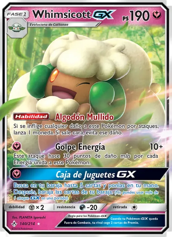 Whimsicott GX 140 – Vínculos Indestructibles