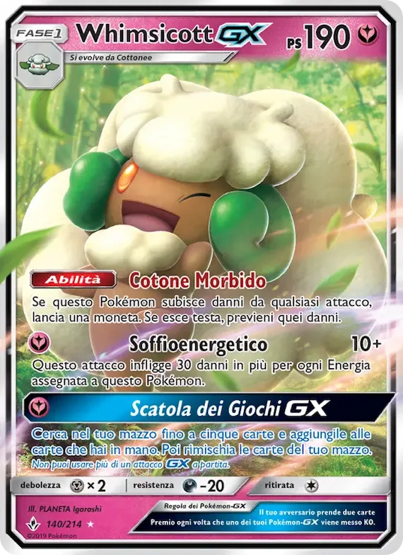 Whimsicott GX 140 – Legami Inossidabili