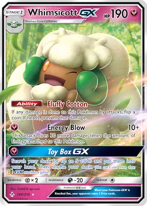 Whimsicott-GX #140 – Unbroken Bonds