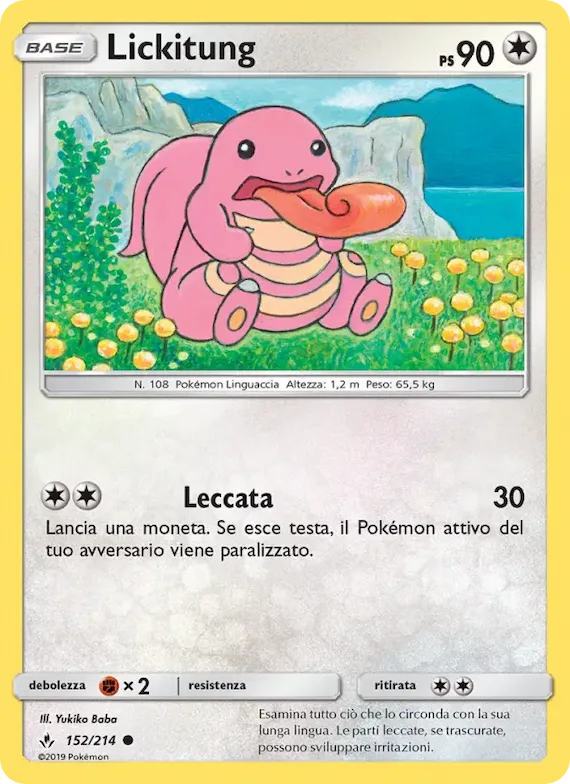 Lickitung 152 – Legami Inossidabili