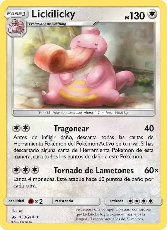 Lickilicky 153 – Vínculos Indestructibles
