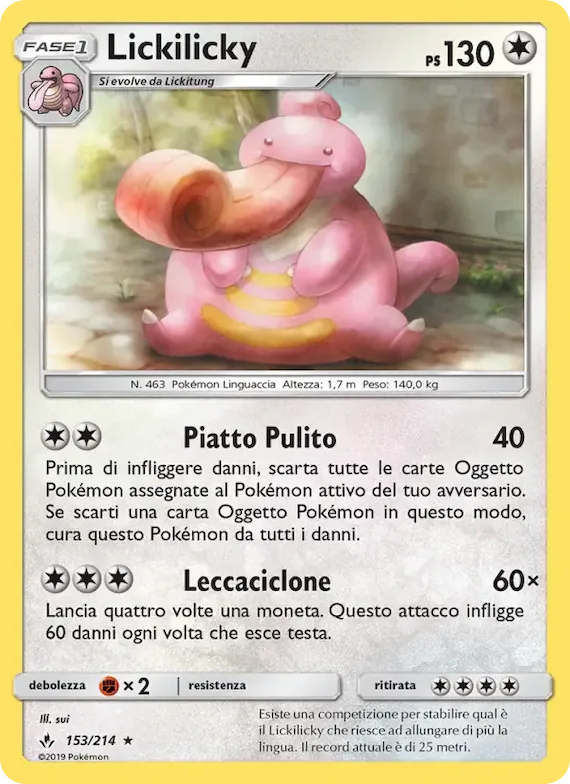 Lickilicky 153 – Legami Inossidabili