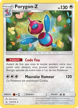 Porygon-Z n° 157 – Alliance Infaillible