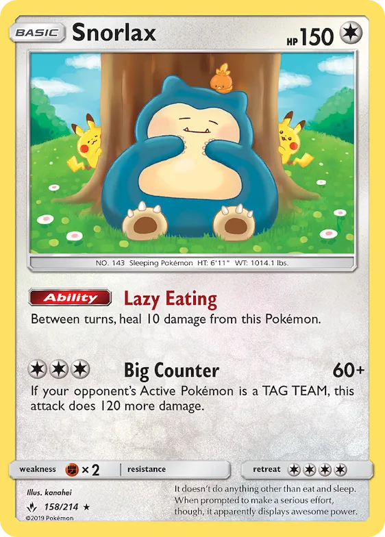 Snorlax #158 – Unbroken Bonds