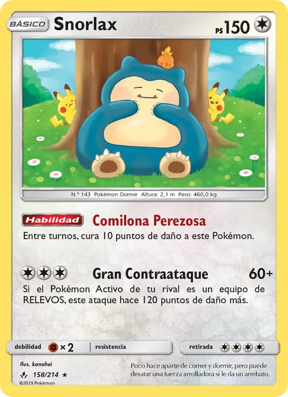Snorlax 158 – Vínculos Indestructibles