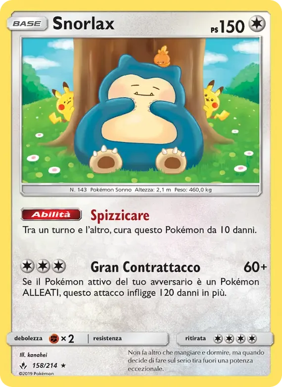 Snorlax 158 – Legami Inossidabili