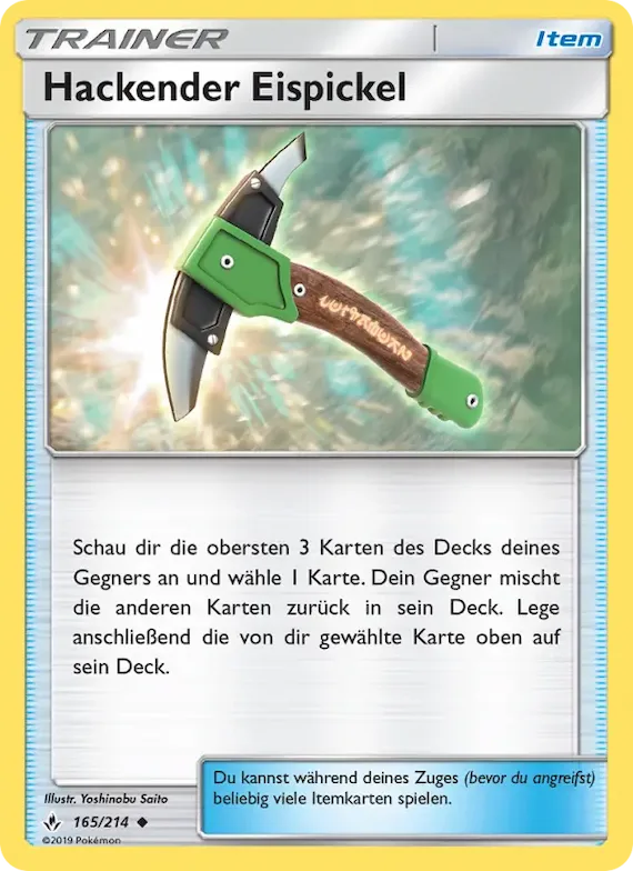 Hackender Eispickel 165 – Kräfte im Einklang