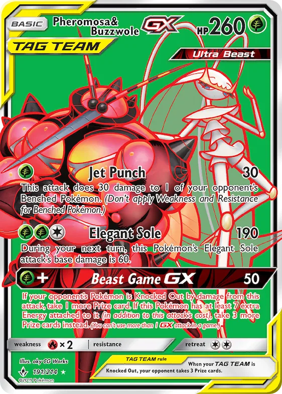Pheromosa & Buzzwole-GX #191 – Unbroken Bonds