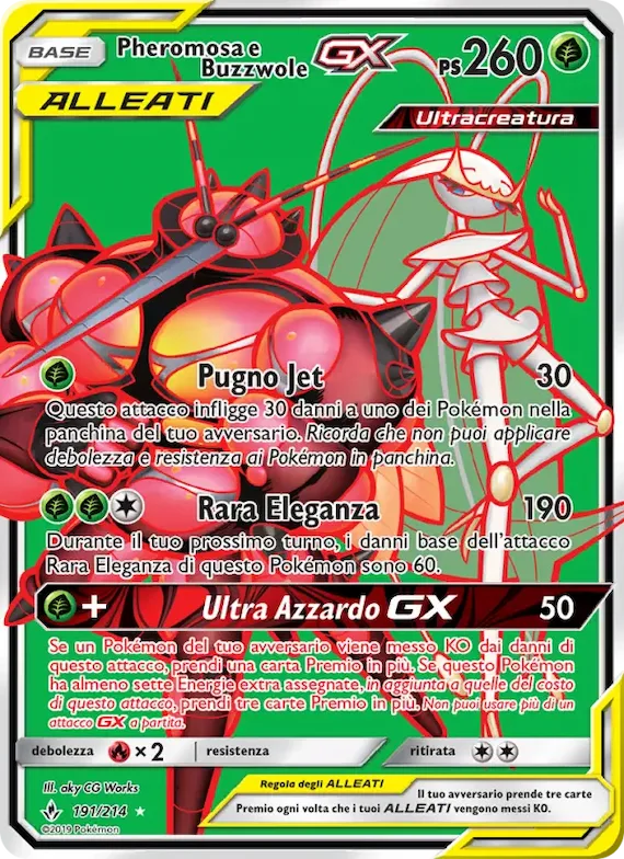 Pheromosa e Buzzwole GX 191 – Legami Inossidabili