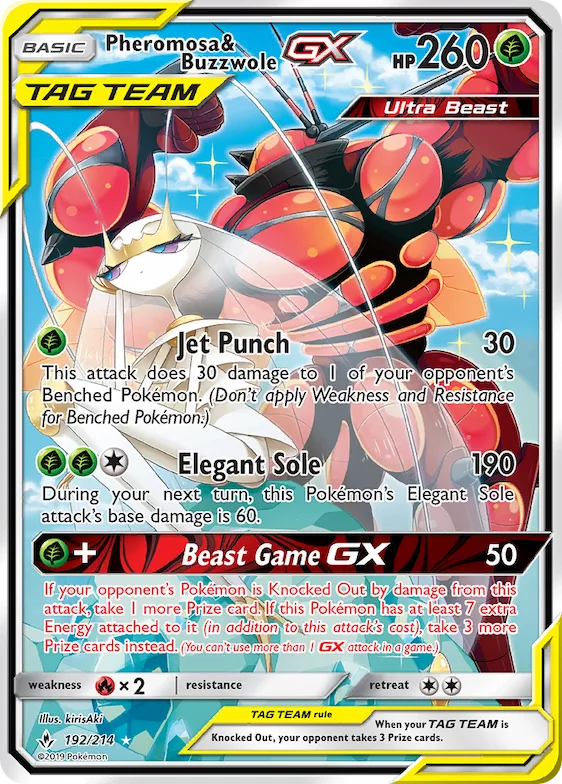 Pheromosa & Buzzwole-GX #192 – Unbroken Bonds