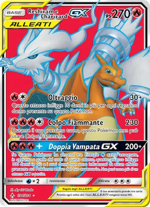 Reshiram e Charizard GX 194 – Legami Inossidabili