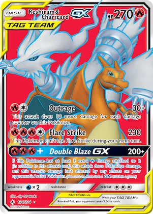 Reshiram & Charizard-GX #194 – Unbroken Bonds