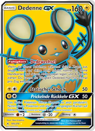 Dedenne GX Nr. 195 – Kräfte im Einklang
