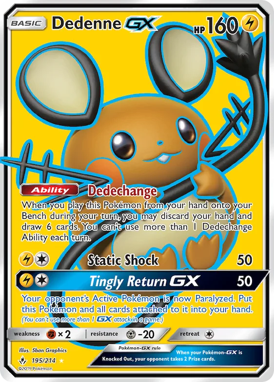 Dedenne-GX #195 – Unbroken Bonds