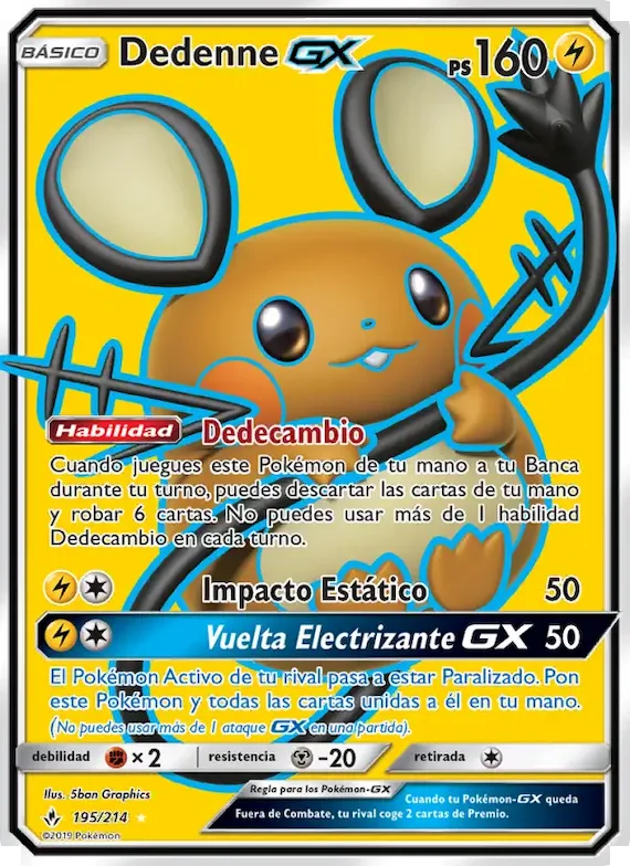 Dedenne GX 195 – Vínculos Indestructibles