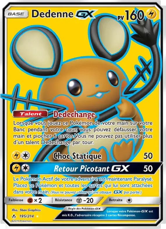 Dedenne GX 195 – Alliance Infaillible