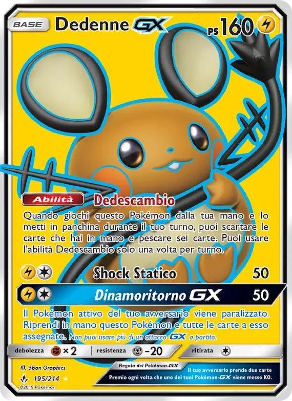 Dedenne GX 195 – Legami Inossidabili
