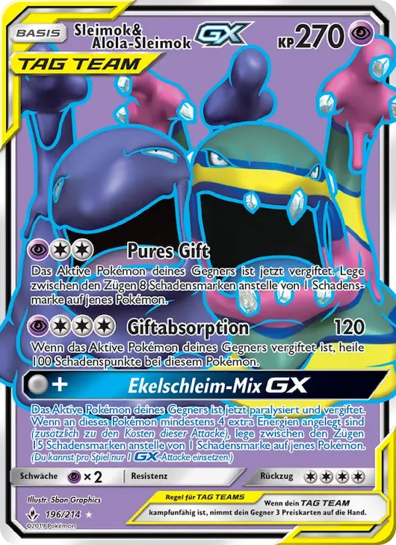 Sleimok & Alola-Sleimok GX 196 – Kräfte im Einklang