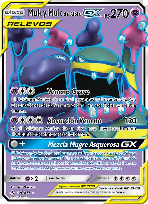 Muk y Muk de Alola GX 196 – Vínculos Indestructibles