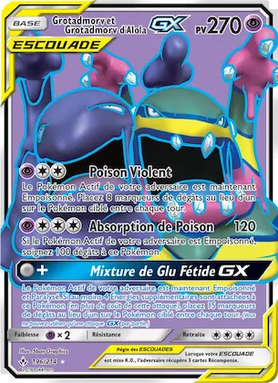 Grotadmorv et Grotadmorv d’Alola GX n° 196 – Alliance Infaillible