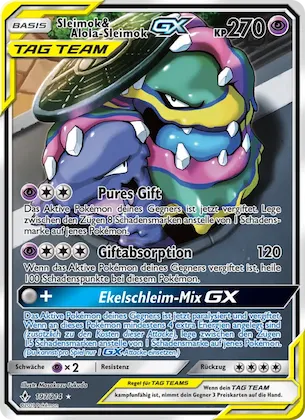 Sleimok & Alola-Sleimok GX 197 – Kräfte im Einklang