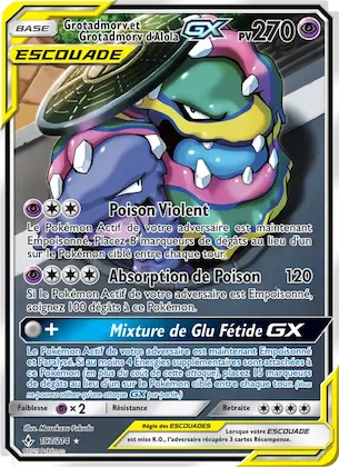 Grotadmorv et Grotadmorv d’Alola GX n° 197 – Alliance Infaillible