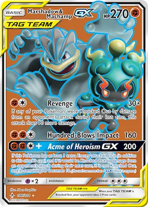 Marshadow & Machamp-GX #198 – Unbroken Bonds