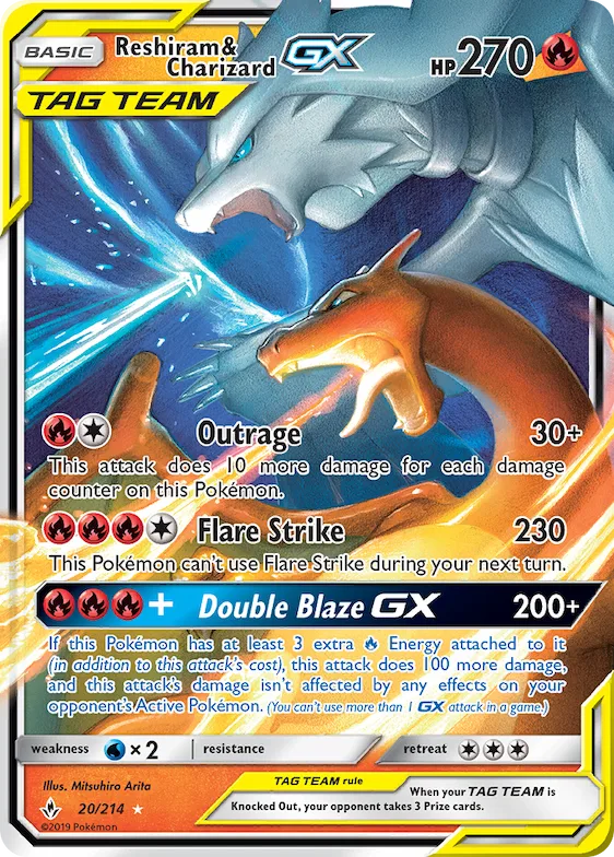Reshiram & Charizard-GX #20 – Unbroken Bonds