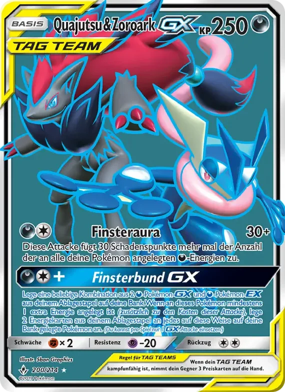Quajutsu & Zoroark GX 200 – Kräfte im Einklang