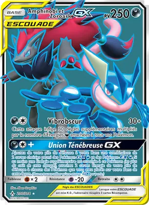 Amphinobi et Zoroark GX n° 200 – Alliance Infaillible