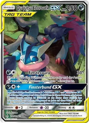 Quajutsu & Zoroark GX 201 – Kräfte im Einklang