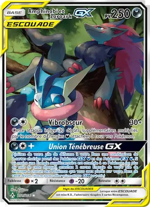 Amphinobi et Zoroark GX n° 201 – Alliance Infaillible