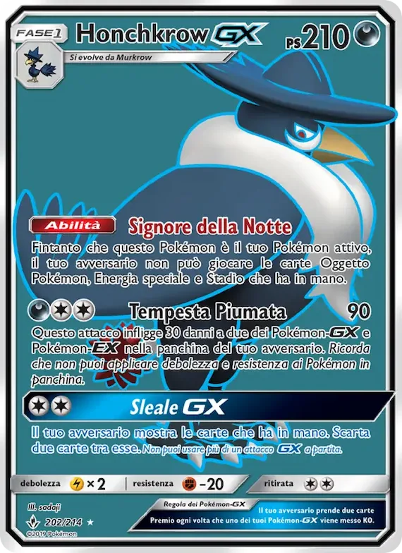 Honchkrow GX 202 – Legami Inossidabili