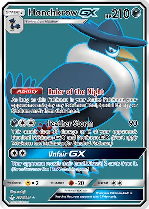 Honchkrow-GX #202 – Unbroken Bonds