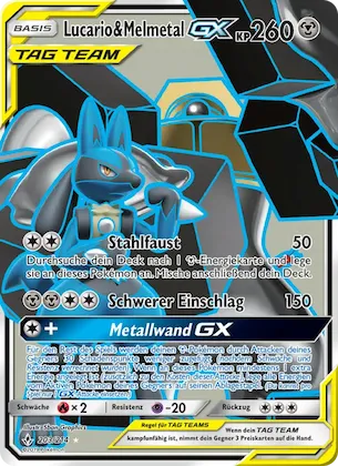 Lucario & Melmetal GX Nr. 203 – Kräfte im Einklang