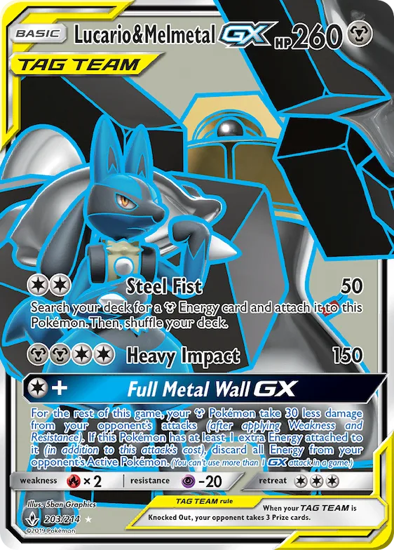 Lucario & Melmetal-GX #203 – Unbroken Bonds