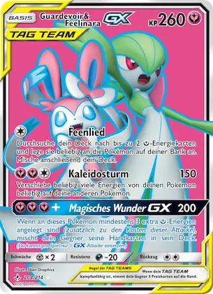 Guardevoir & Feelinara GX Nr. 204 – Kräfte im Einklang