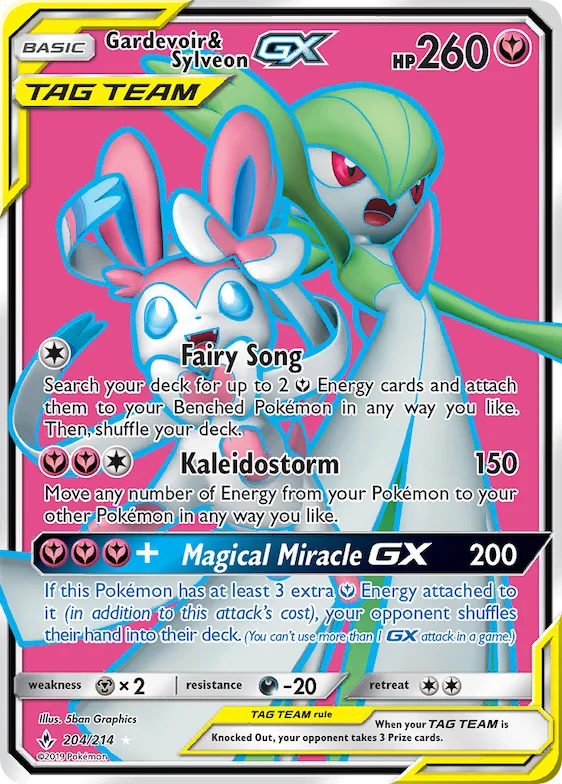 Gardevoir & Sylveon-GX #204 – Unbroken Bonds