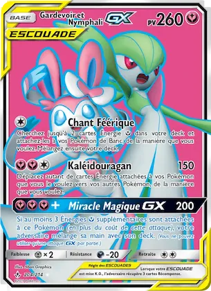 Gardevoir et Nymphali GX n° 204 – Alliance Infaillible