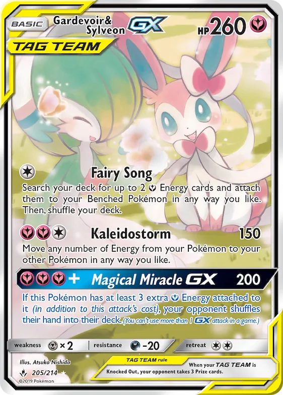 Gardevoir & Sylveon-GX #205 – Unbroken Bonds