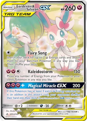 Gardevoir & Sylveon-GX #205 – Unbroken Bonds