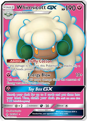 Whimsicott-GX #206 – Unbroken Bonds